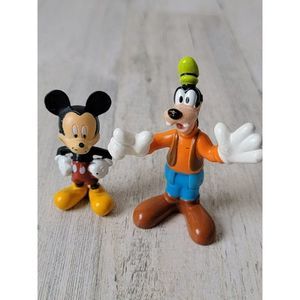 Goofy Mickey Mouse friends AS IS set toy figure